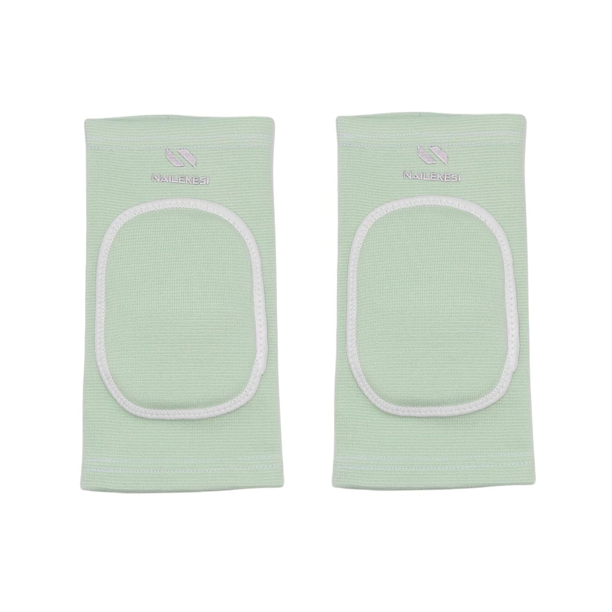 Men Women Protective Knee Pads, Anti-Slip Padded Sponge Knee Brace Knee Support for Football Volleyball Dance Skating Basketball Sports (Medium,Nude)