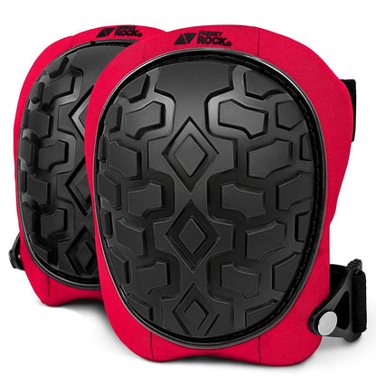 Professional Knee Pads for Work Construction with Heavy Duty Cap Foam Padding Gel Cushion Knee Pads for Men, Comfortable Adjustable Strong Strap, Military Grade Rivet for Flooring Gardening