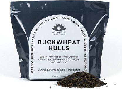Replacement Buckwheat Husks for Meditation Zafu or Pillow, USA Grown Hulls, 2 lbs
