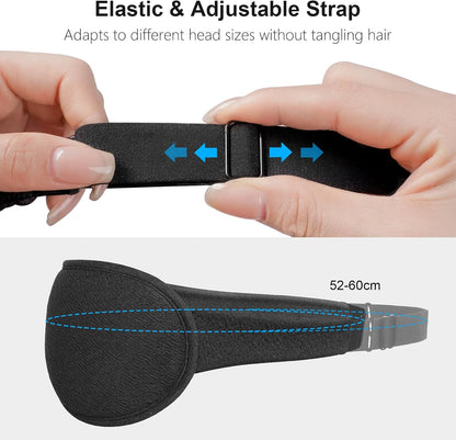 100% Blackout Sleep Eye Mask for Women Men, Zero Pressure Sleep Mask
