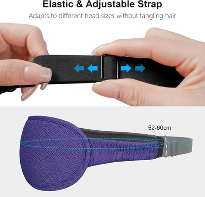 100% Blackout Sleep Eye Mask for Women Men, Zero Pressure Sleep Mask