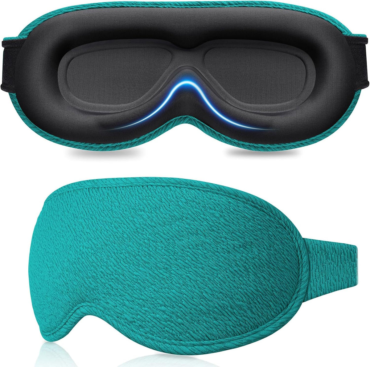100% Blackout Sleep Eye Mask for Women Men, Zero Pressure Sleep Mask