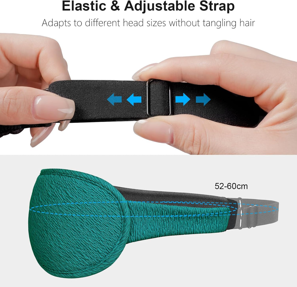 100% Blackout Sleep Eye Mask for Women Men, Zero Pressure Sleep Mask