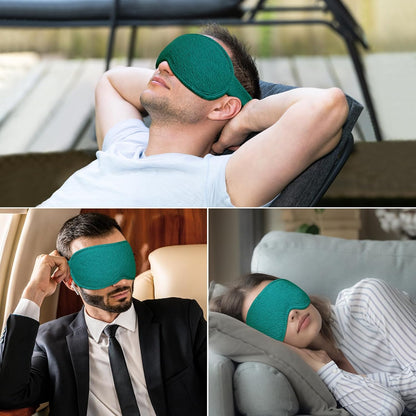 100% Blackout Sleep Eye Mask for Women Men, Zero Pressure Sleep Mask