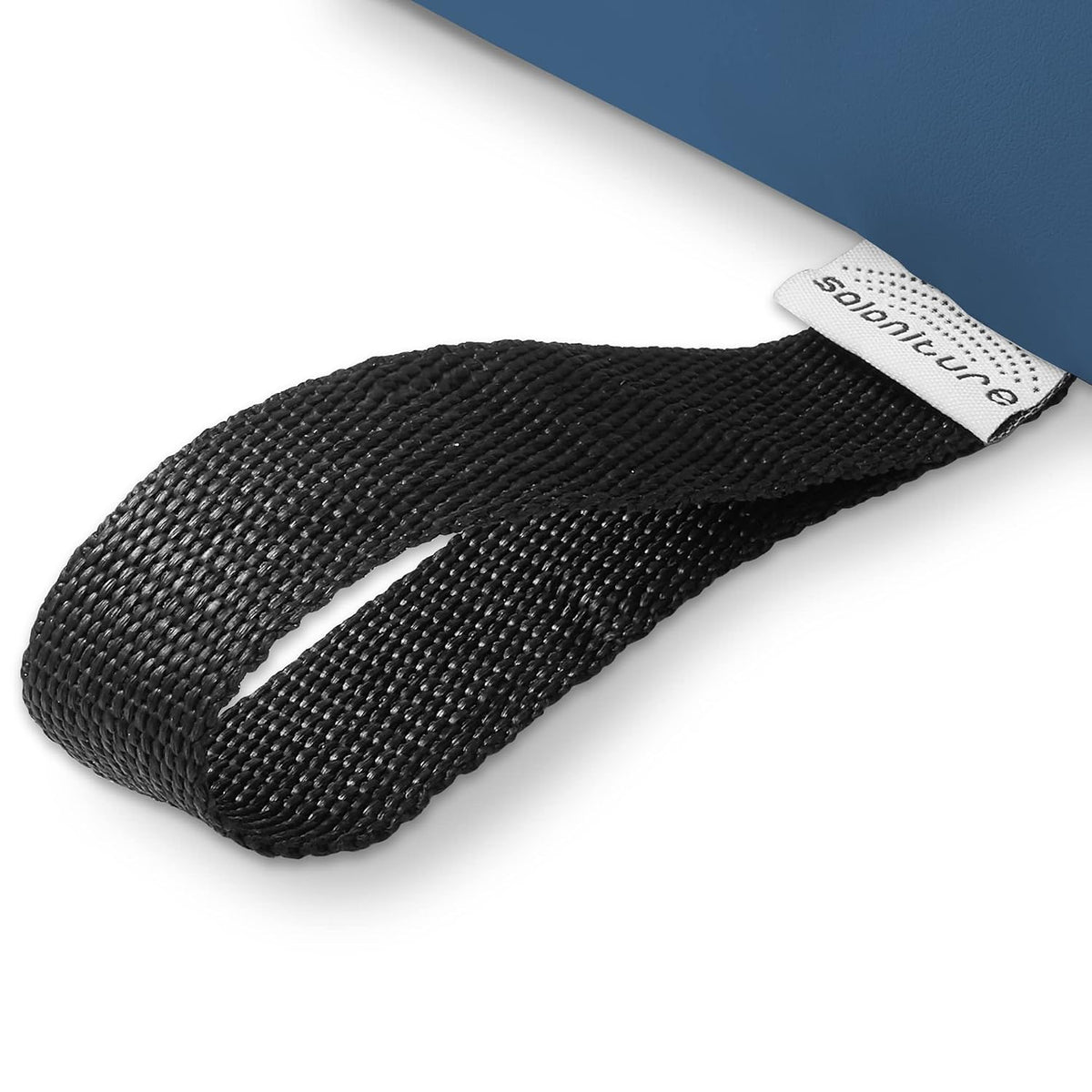 Half Round Massage Table Bolster Pillow Pad - 26 x 6 x 3 Inch - Black