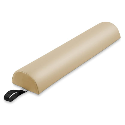 Half Round Massage Table Bolster Pillow Pad - 26 x 6 x 3 Inch - Black