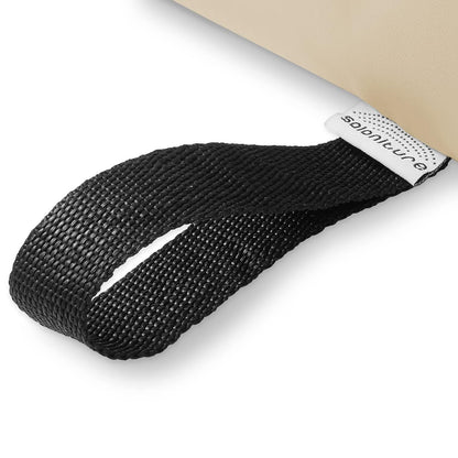 Half Round Massage Table Bolster Pillow Pad - 26 x 6 x 3 Inch - Black
