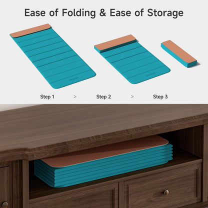 12-Fold POE Yoga Mat 75x26x0.4 Inches