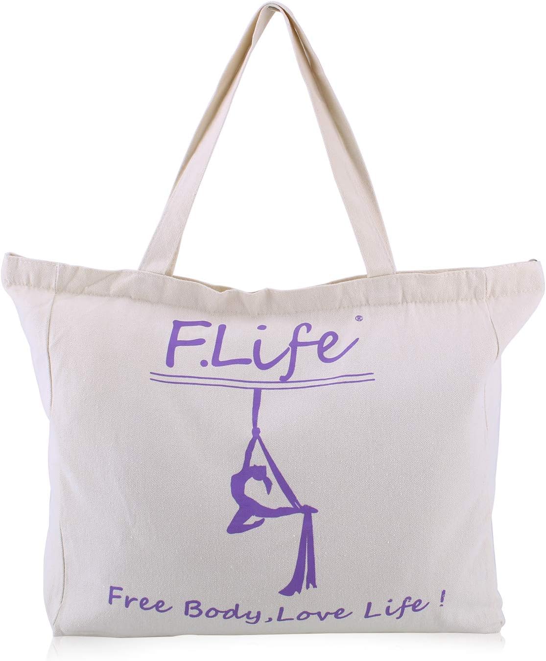 Aerial Silks 13 Yards Hardware Kit Medium stretch Aerial Yoga Hammock Acrobatics- Include Carabiners,Rescue 8,Swivel, Height Adjustment Strap, Portable Storage (Petal)