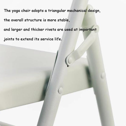 Iyengar Yoga Chair Backless Yoga Chair Pilates Yoga Chair Folding Yoga Auxiliary Chair Flexibility and Strength Training Tool