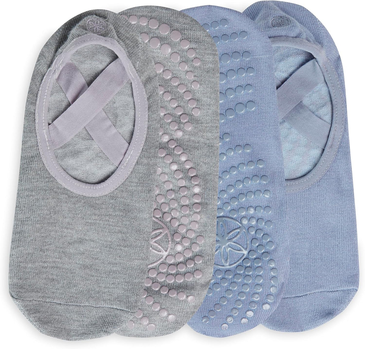Grippy Studio Yoga Socks, Non-Slip, Open-Toe, One Size