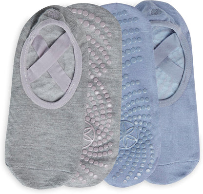 Grippy Studio Yoga Socks, Non-Slip, Open-Toe, One Size
