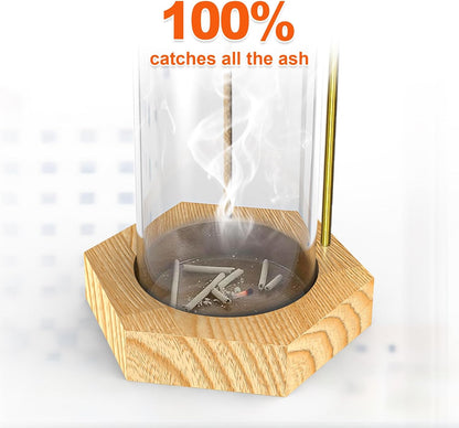 2 Pack Incense Holder, Incense Burner, Insence-Stick Holder Mess-Free Incense Burner Holder, Ideal for Meditation, Yoga, Relaxation, and Home Decor - Anti-Ash Flying