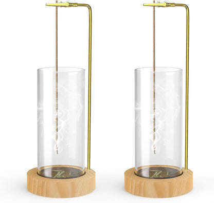 2 Pack Incense Holder, Incense Burner, Insence-Stick Holder Mess-Free Incense Burner Holder, Ideal for Meditation, Yoga, Relaxation, and Home Decor - Anti-Ash Flying