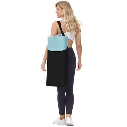 Yoga Bolster Pillow Bag Yoga Mat Bag Large Size with Pockets Rainproof Environmental Friendly Yoga Strap Bag for Women