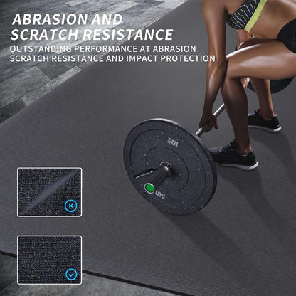 Extra Large Exercise Mat 15'x6'/12'x6'/9'x6'(7mm)