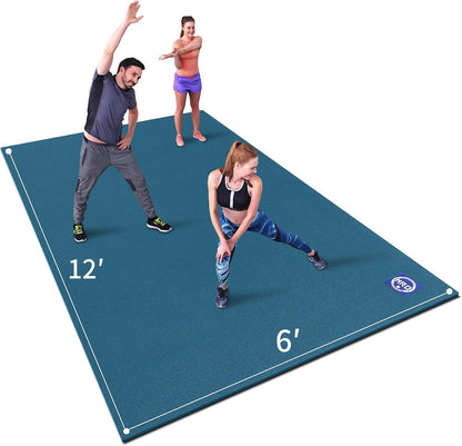Extra Large Exercise Mat 15'x6'/12'x6'/9'x6'(7mm)