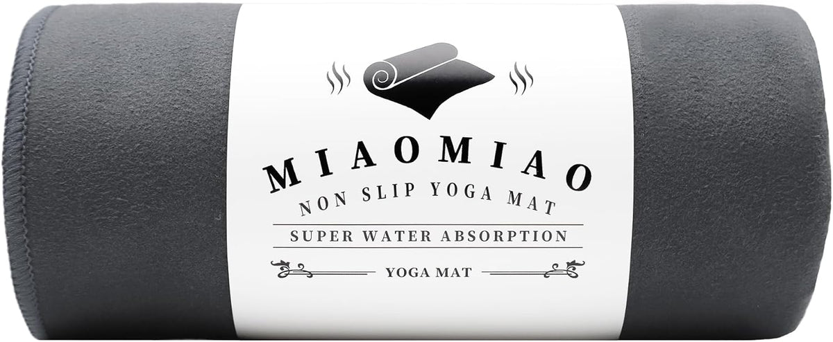 Non-Slip Hot Yoga Towel Set,Super Absorbent Microfiber in, 24.5" x 72" - Anti-Slip, Injury Free Design for Pilates, Yoga Mats, Exercise, and Fitness Gear