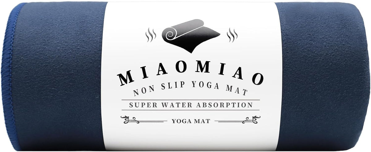 Non-Slip Hot Yoga Towel Set,Super Absorbent Microfiber in, 24.5" x 72" - Anti-Slip, Injury Free Design for Pilates, Yoga Mats, Exercise, and Fitness Gear