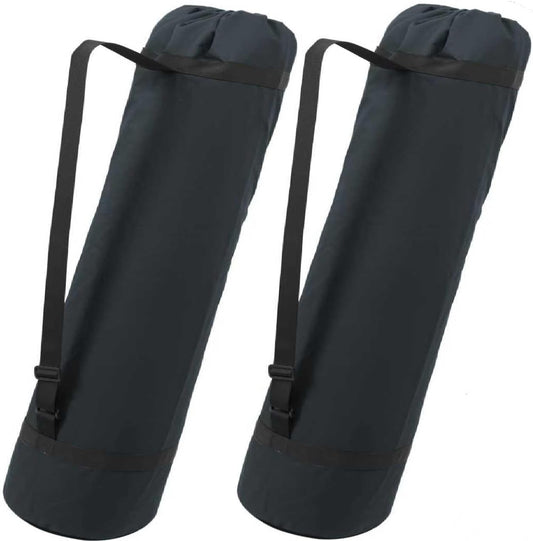 600D Oxfored Fabric Camping Chair Bag Replacement Durable Water Resistant Carrying Strap with Handle and Large Open Mouth (2 Pack, Grey, XL)