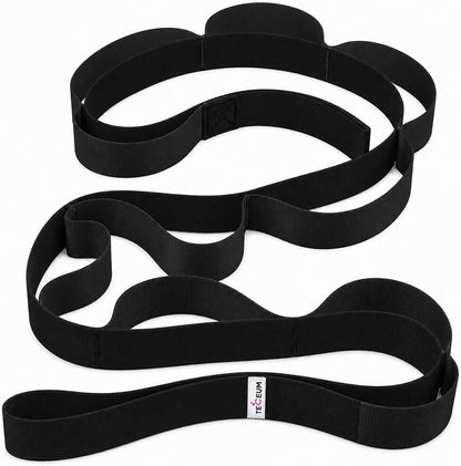 Stretching Strap with 10 Loops for Physical Therapy & Rehab