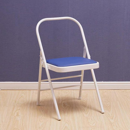 Yoga Chair Backless Folding Chair Metal Handstand Yoga Chair Yoga Props Exercise Chair for Restorative Flow Headstand Stool Inversion Chair for Back Pain