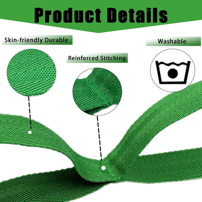 Stretching Strap Yoga Strap with Loops for Physical Therapy, Non-Elastic