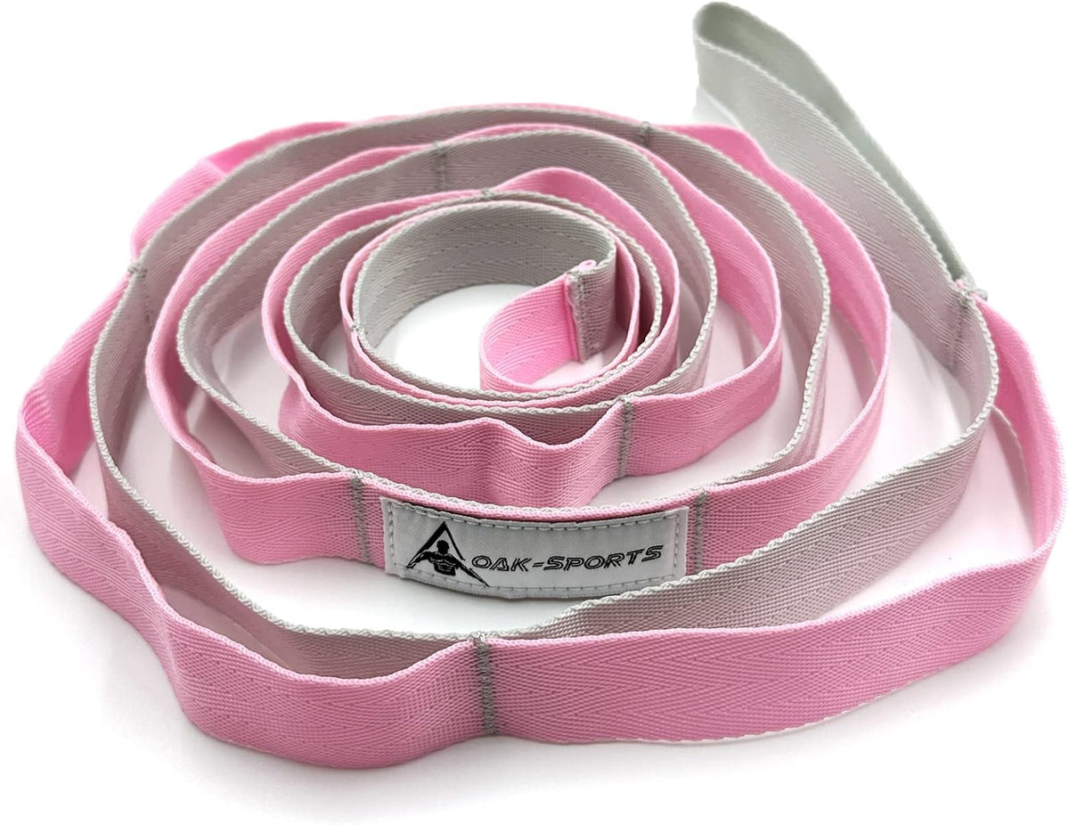 Stretching Strap Yoga Strap with Loops for Physical Therapy, Non-Elastic