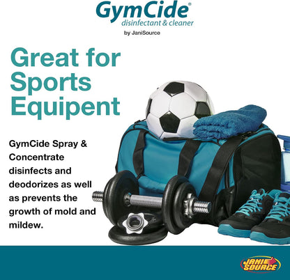 GymCide Disinfectant & Cleaner For Sports, Gyms, and Fitness Equipment, EPA Registered, Quart (1)