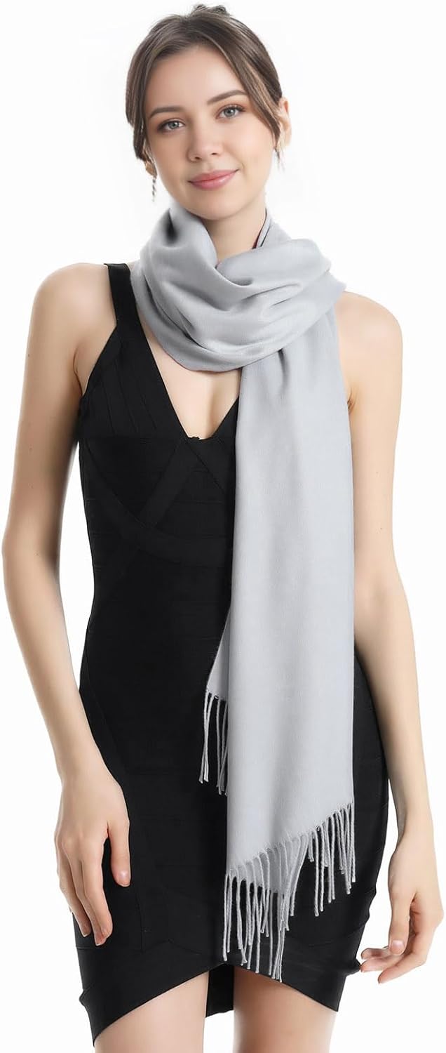 Pashmina Scarf and Shawl - Soft Women Pashminas Wrap for Wedding Evening Party dresses