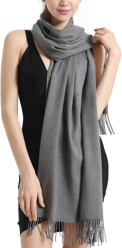 Pashmina Scarf and Shawl - Soft Women Pashminas Wrap for Wedding Evening Party dresses