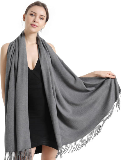 Pashmina Scarf and Shawl - Soft Women Pashminas Wrap for Wedding Evening Party dresses