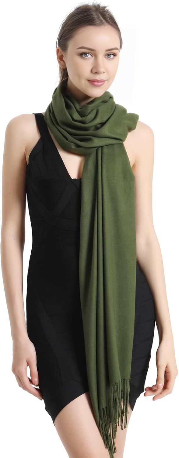 Pashmina Scarf and Shawl - Soft Women Pashminas Wrap for Wedding Evening Party dresses