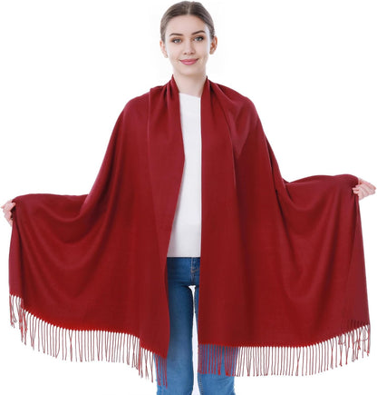 Pashmina Scarf and Shawl - Soft Women Pashminas Wrap for Wedding Evening Party dresses