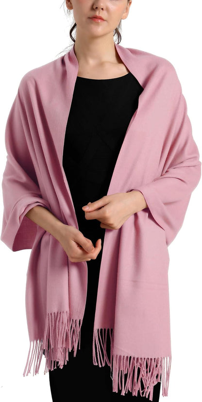 Pashmina Scarf and Shawl - Soft Women Pashminas Wrap for Wedding Evening Party dresses
