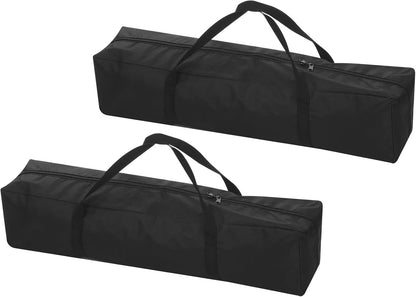 25 Inch Camp Chair Replacement Bag, Nylon Foldable Carrying Bag Large Zippered Bag with Shoulder Strap for Camping Travel, Black