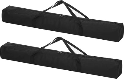 25 Inch Camp Chair Replacement Bag, Nylon Foldable Carrying Bag Large Zippered Bag with Shoulder Strap for Camping Travel, Black