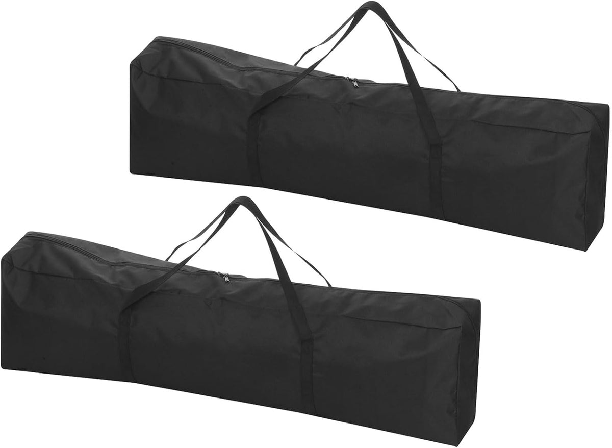 25 Inch Camp Chair Replacement Bag, Nylon Foldable Carrying Bag Large Zippered Bag with Shoulder Strap for Camping Travel, Black