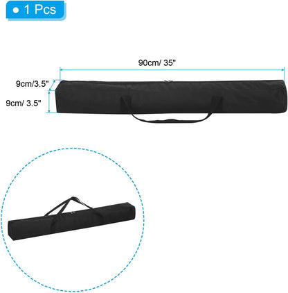 25 Inch Camp Chair Replacement Bag, Nylon Foldable Carrying Bag Large Zippered Bag with Shoulder Strap for Camping Travel, Black