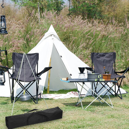25 Inch Camp Chair Replacement Bag, Nylon Foldable Carrying Bag Large Zippered Bag with Shoulder Strap for Camping Travel, Black