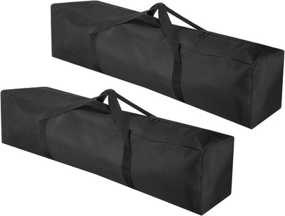 25 Inch Camp Chair Replacement Bag, Nylon Foldable Carrying Bag Large Zippered Bag with Shoulder Strap for Camping Travel, Black