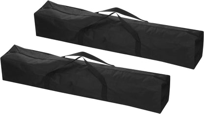 25 Inch Camp Chair Replacement Bag, Nylon Foldable Carrying Bag Large Zippered Bag with Shoulder Strap for Camping Travel, Black