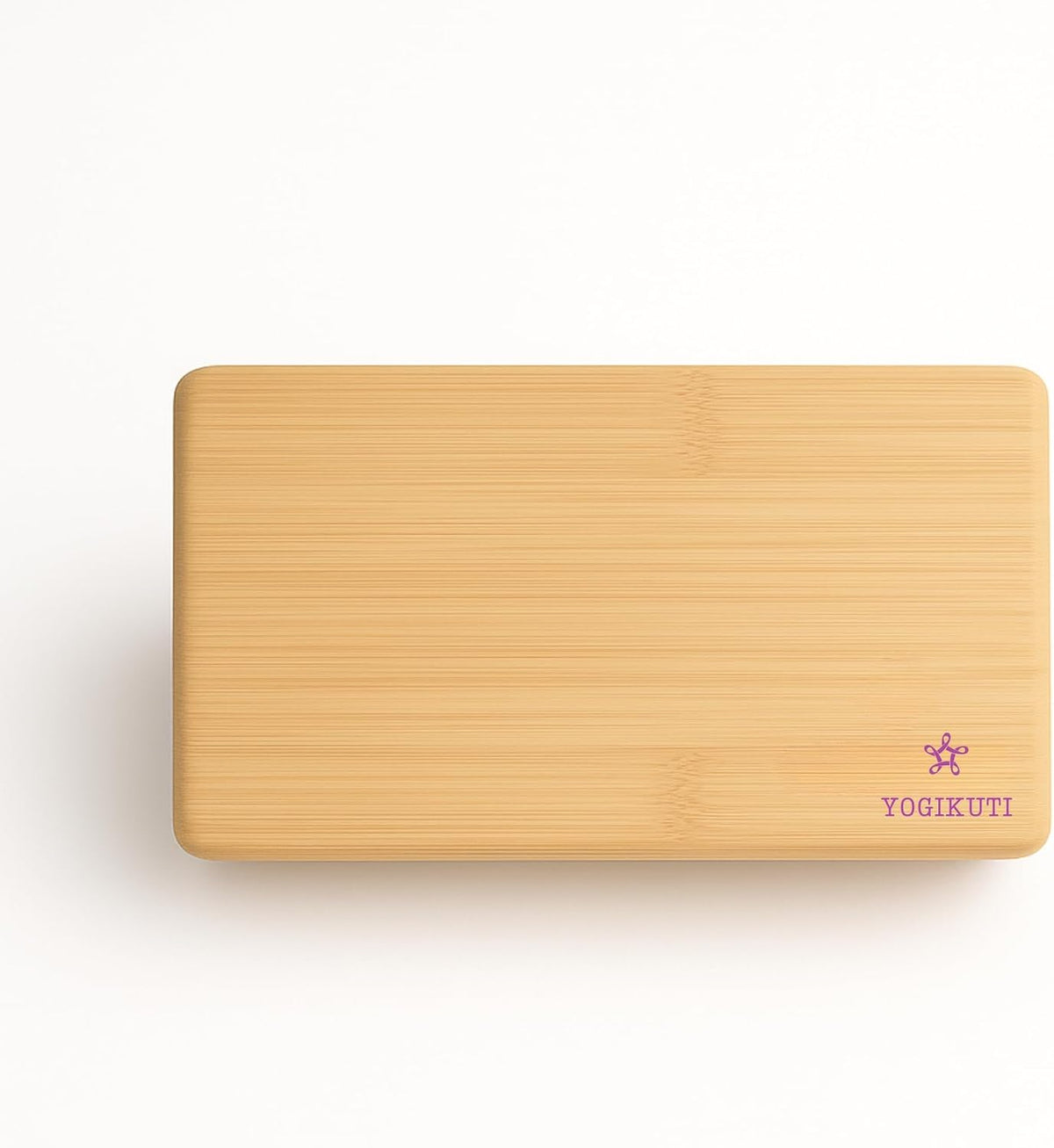 Bamboo Yoga Block | Premium Natural Wooden Support Block for Iyengar Yoga, Pilates & Stretching | Eco-Friendly, Non-Slip, Lightweight & Durable Yoga Prop for Balance, Flexibility & Alignment