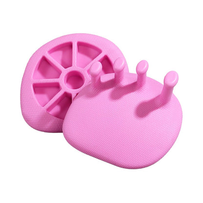 Foot Arch Trainer for Women and Men – Toe Straightener & Silicone Toe Separators for Yoga, Overlapping Toes, Hammer Toe Relief – Toe Spacers & Workout Wedge for Squats (Purple)