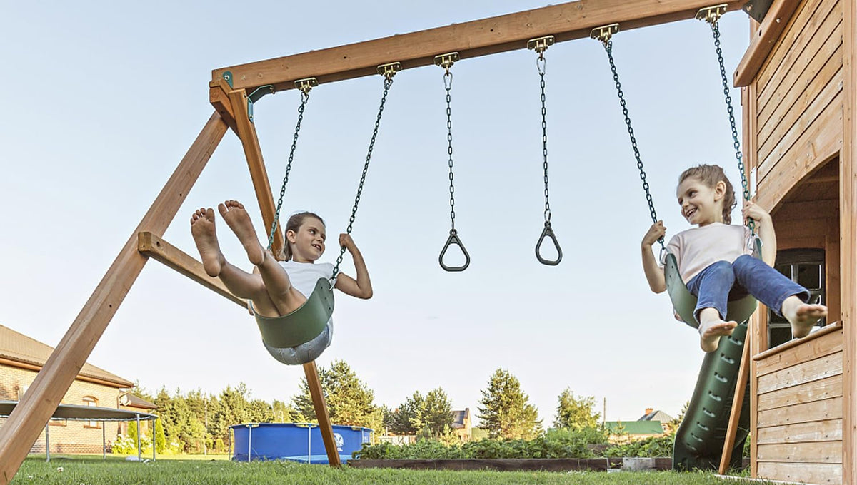 44in Hanging Swing Chain with 4 Carabiners, 660LB Capacity Hanging Kits Heavy Duty Hanging Chair Hardware for Hammock Swing Hanging Chair Punching Bags Sandbag Indoor Outdoor Yoga Gym (Black)