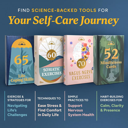 52 Mindfulness Cards - Daily Meditation, Grounding, and Self Care Practice