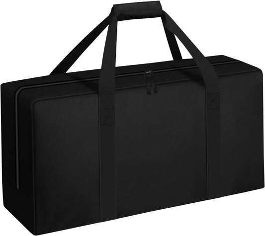 39" Lx12 Wx20 H Folding Stool Storage Bag, 600D Chair Carry Bag for Zero Gravity Chair Cover, Heavy Duty Folding Lounge Chair Carrying Case, Extra Large Moving Bags with Zippers