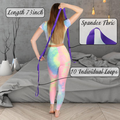Stretching Yoga Strap Physical Therapy Stretch Bands