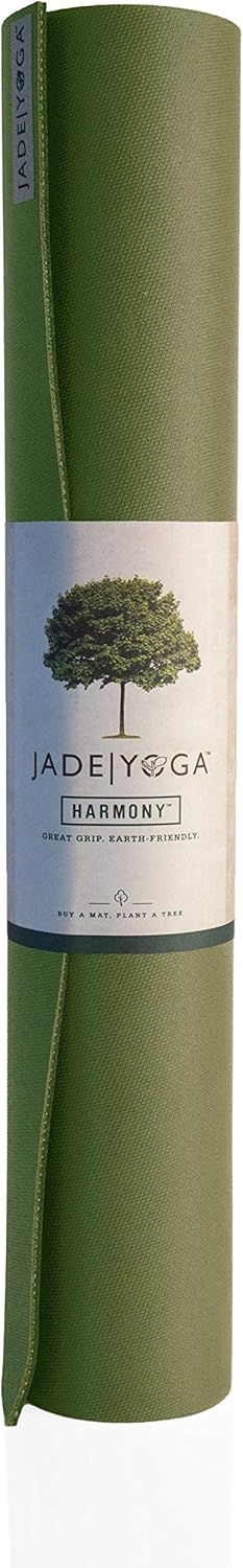 Harmony Yoga Mat - Durable & Thick Gym Fitness Mat, Non-Slip Natural Rubber Yoga Mat - Home Exercise & Stretching Mat, Workout Mat - Yoga, Pilates & Meditation for Women & Men