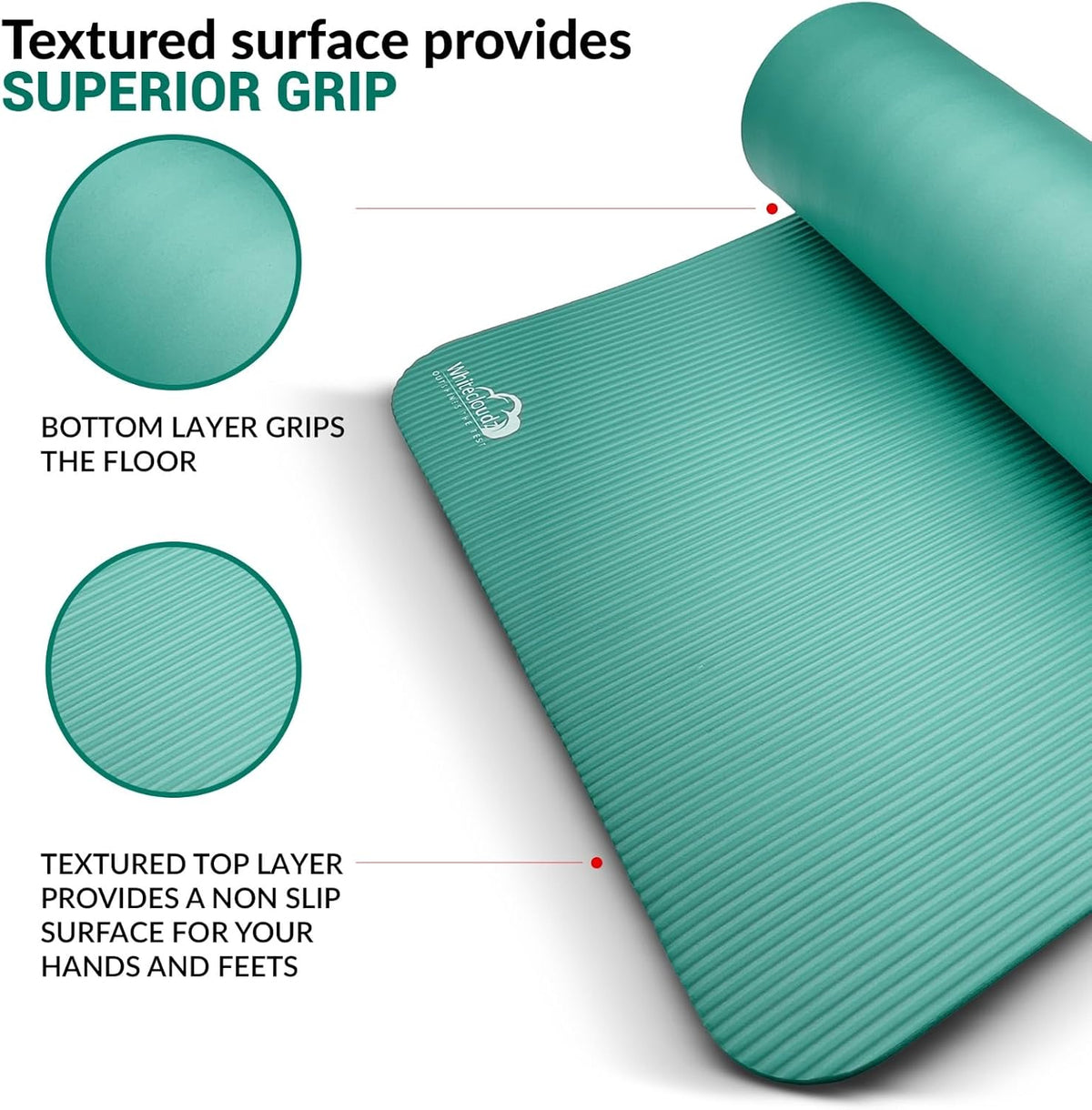 Yoga kit, 7-Piece Yoga Mat Set for Home Workouts, Thick Yoga Mat, Yoga Blocks, Strap, Yoga Towels & Carrying Bag, Exercise Mat with Yoga Equipment for Women & Men, Enhance Yoga Practice